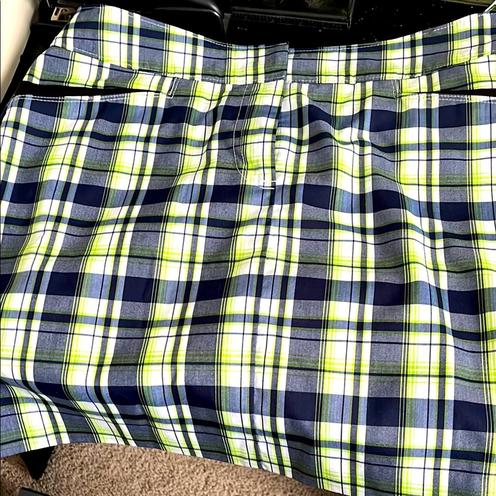 Izod Blue and Green  Skort size  4